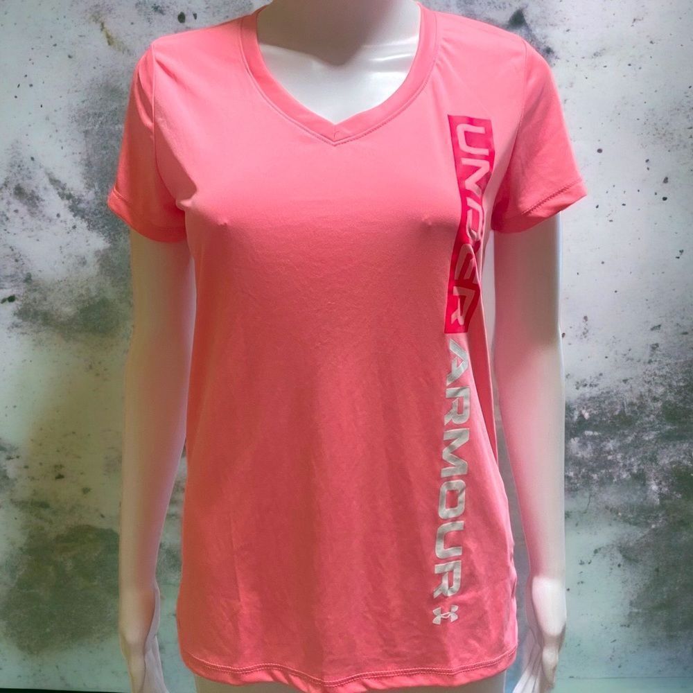 Under‎ Armour NEW Women’s UA Tech Vneck T-shirt Pink XS NWOT